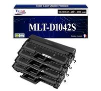 T3AZUR -4X Toners compatibles avec Samsung MLT-D1042S pour Samsung ML-1860 ML-1861 ML-1864K ML-1865 ML-1865W ML-1866 ML-1866W ML-1867