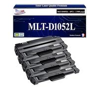 T3AZUR - 4X Toners compatibles avec Samsung MLT-D1052L MLTD1052L pour Samsung ML-1910 1915 2525 2580N SC-4623FW SCX-4600 4623F 4623FN SF-650
