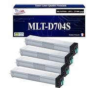 T3AZUR - 4X Toners compatibles avec Samsung MLT-D704S MLTD704S pour Samsung MultiXpress SL-K3250NR SL-K3300NR SLK3250NR SLK3300NR