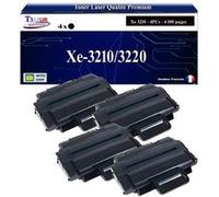 T3AZUR -4x Toners compatibles avec Xerox 106R01486/ 106R01485 pour Xerox WorkCentre 3210, 3210VN, 3220, 3220VDN Noir