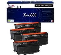 T3AZUR -4x Toners compatibles avec Xerox Phaser 3330, 3335, 3345 (106R03623/106R03624/106R03622/106R03620) - Noir Noir