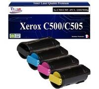 T3AZUR -4x Toners compatibles avec Xerox VersaLink C500, C505 Noir, Cyan, Magenta, Jaune