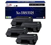 T3AZUR -4x Toners compatibles avec Xerox WorkCentre 3315, 3325 (106R02311/106R02313/106R02309) - Noir Noir