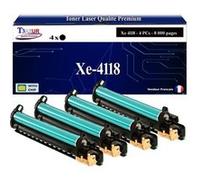 T3AZUR -4x Toners compatibles avec Xerox WorkCentre 4118 (006R01278) - Noir Noir