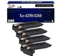T3AZUR -4x Toners compatibles avec Xerox WorkCentre 4250 4260 (106R01409) - Noir Noir
