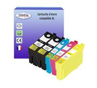 5 Cartouches Compatibles pour Epson T3591 / T3592 / T3593 / T3594 (35XL)- T3AZUR