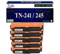 T3AZUR- 5x Toners compatibles avec Brother TN241 TN245 Brother MFC-9332CDW DCP-9020CDW HL-3152CDW HL-3140CWDCP-9020CDW MFC-9330CDW MFC-9340CDW HL-3140CW MFC-9140CDN DCP 9020 9020CDW 9330CDW 3150 CDW M