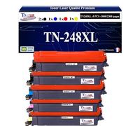 T3AZUR -5X Toners compatibles avec Brother TN248 XL pour Brother DCP-L3515CDW DCP-L3520CDW DCP-L3520CDWE DCP-L3555CDW DCP-L3560CDW