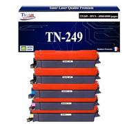 T3AZUR -5X Toners compatibles avec Brother TN249 pour Brother HL-L8230CDW, HL-L8240CDW, MFC-L8340CDW, MFC-L8390CDW
