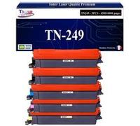 T3AZUR - 5x Toners compatibles avec Brother TN249 pour Brother HL-L8230CDW, HL-L8240CDW, MFC-L8340CDW, MFC-L8390CDW Multicolore