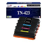 T3AZUR - 5X Toners compatibles avec Brother TN421, TN423 pour Brother HL-L8260CDW HL-L8360CDW DCP-L8410CDN DCP-L8410CDW MFC-L8690CDW MFC-L8900CDW