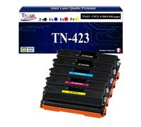 T3AZUR - 5x Toners compatibles avec Brother TN421, TN423 pour Brother MFC-L8690CDW, MFC-L8900CDW