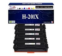 5 Toners compatibles avec HP Color LaserJet Pro MFP M277n M277dw M274n M252n M252dw remplace HP CF400X CF401X CF402X CF403X 201X -