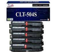 T3AZUR - 5x Toners compatibles avec Samsung CLT-504S pour Samsung CLP-415N CLP-415NW CLX-4195FN CLX-4195FW CLX-4195N Muti-couleur G