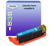 T3AZUR Cartouche compatible avec Canon CLI581 XL Cyan pour Canon Pixma TS9100 TS9150 TS9155 TS9500 TS9540 TS9541C TS9550 TS9551C Cyan G