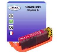 T3AZUR Cartouche compatible avec Canon CLI581 XL Magenta pour Canon Pixma TS9100 TS9150 TS9155 TS9500 TS9540 TS9541C TS9550 TS9551C Magenta G