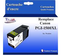 T3AZUR - Cartouche Compatible avec Canon PGI1500XL PGI-1500 XL pour Canon Maxify MB-2050 MB-2150 MB-2155 MB-2350 MB-2750 MB-2755 - Noire