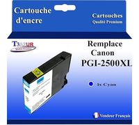 Cartouche compatible avec Canon Maxify MB5350, MB5450 remplace Canon PGI-2500 XL Cyan -