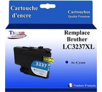 T3AZUR - Cartouche compatible Brother HL-J6000DW, HL-J6100DW, MFC-J5945DW, LC3237 (LC-3237C) XL Cyan Cyan