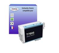 Cartouche Compatible pour Epson SureColor SC-P600 remplace Epson T7605 Light Cyan -