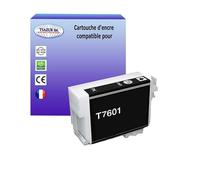 T3AZUR Cartouche Compatible pour Epson T7601 Noire