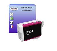 T3AZUR Cartouche Compatible pour Epson T7603 (C13T76034010) Magenta