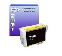 Cartouche Compatible pour Epson T7604 (C13T76044010) Jaune -