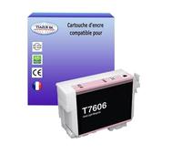 Cartouche Compatible pour Epson T7606 (C13T76064010) Light Magenta - T3AZUR
