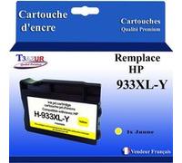 T3AZUR - Cartouches compatibles avec HP 933, HP 933XL pour HP OfficeJet 6600, 6700, 7110, 7510, 7510A, 7512, 7610, 7612 Jaune G