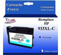 T3AZUR - Cartouches compatibles avec HP 933, HP 933XL pour HP OfficeJet 6600, 6700, 7110, 7510, 7510A, 7512, 7610, 7612 Cyan G