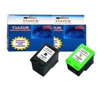 T3AZUR - HP337/343 - Lot de 2 cartouches compatibles HP PHOTOSMART 2573 / 8000 / 8030 / 8038 / 8050 G