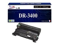 T3AZUR- Kit Tambour compatible avec Brother DR3400 pour Brother DCP-L5500DN, DCP-L6600DW