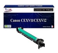 T3AZUR - Kit Tambour compatible avec Canon CEXV11/CEXV12 (9630A003) Noir