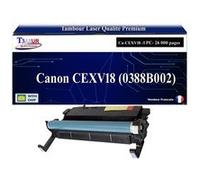 T3AZUR -Kit Tambour compatible Canon C-EXV18 (0388B002) - 26 000 pages Noir