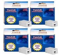 T3AZUR - Lot de 4 Cartouches compatibles pour Epson WorkForce Pro WP-M4595DNF / WPM4595DNF / WP M4595DNF Noire Noire G