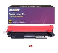 T3AZUR - Lot de 4 Toner Laser compatibles avec HP 30X remplace CF230X Noir (4 000 pages) G