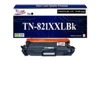 T3AZUR- Toner compatible avec Brother TN 821 XXL pour Brother HL-L9430CDN, HL-L9470CDN, MFC-L9630CDN, MFC-L9670CDN Noir