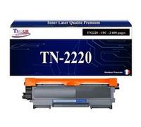 T3AZUR- Toner compatible avec Brother TN2220, TN2010 pour Brother MFC-7360N, DCP-7055, HL-2130, MFC-7460DN, HL-2240, HL-2240D, HL-2250DN, FAX-2840, FAX-2940 - 2600 pages Noir G