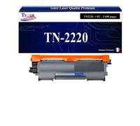 T3AZUR- Toner compatible avec Brother TN2220, TN2010 pour Brother MFC-7360N, MFC-7460, MFC-7460DN, MFC-7860DW, Fax-2840, Fax-2845, Fax-2940 - 2600 pages