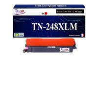 T3AZUR -Toner compatible avec Brother TN248 XL pour Brother DCP-L3515CDW DCP-L3520CDW DCP-L3520CDWE DCP-L3555CDW DCP-L3560CDW - Magenta