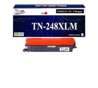 T3AZUR -Toner Compatible avec Brother TN248 XL pour Brother HL-L3215CW HL-L3220CW HL-L3220CWE HL-L3240CDW HL-L8230CDW HL-L8240CDW - Magenta