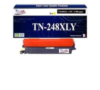 T3AZUR -Toner Compatible avec Brother TN248 XL pour Brother MFC-L3740CDW MFC-L3740CDWE MFC-L3760CDW MFC-L8340CDW MFC-L8390CDW - Jaune