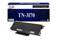 T3AZUR - Toner compatible avec Brother TN3170 pour Brother DCP-8060, DCP-8065DN Noir - 8 000 pages
