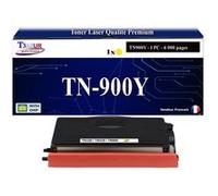 T3AZUR -Toner compatible avec Brother TN900 (TN900Y) pour Brother HL-L9200CDWT, HL-L9300CDWTT, MFC-L9550CDWT - Jaune Jaune