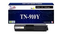 T3AZUR -Toner compatible avec Brother TN910 (TN-910Y) pour Brother HL-L9310CDW, HL-L9310CDWT, HL-L9310CDWTT, MFC-L9570CDWT - Jaune