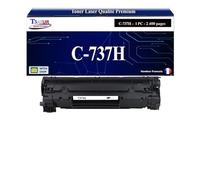 T3AZUR - Toner compatible avec Canon 737H pour Canon MF-217w, MF-226dn, MF-229dw, MF-231, MF-232w Noir - 2 400p Noir
