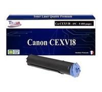 T3AZUR -Toner compatible avec Canon CEXV18 (0386B002) pour Canon IR1018, IR1020, IR1022, IR1024 Noir