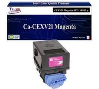T3AZUR -Toner compatible avec Canon CEXV21 (0454B002) pour Canon IR-C2380i C2550 C2880 C3080 C3380 C3480 C3580 - Magenta Magenta