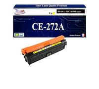 T3AZUR -Toner Compatible avec HP CE272A (650A) pour HP Color Laserjet Enterprise M750dn M750n M750xh - Jaune
