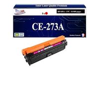 T3AZUR -Toner Compatible avec HP CE273A (650A) pour HP Color Laserjet Enterprise M750dn M750n M750xh - Magenta